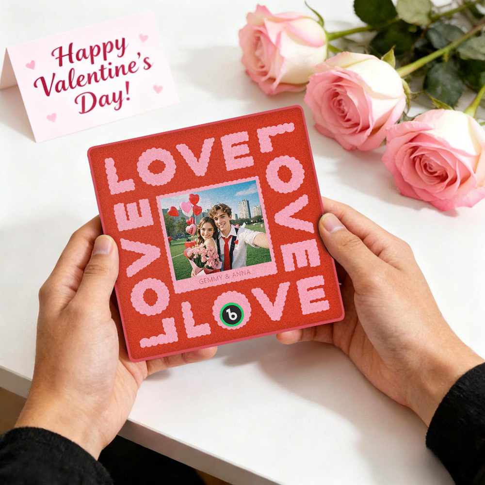 Custom Music Fridge Personalized Love Song Music Fridge Around Love Pattern Gift for Her - soufeelus