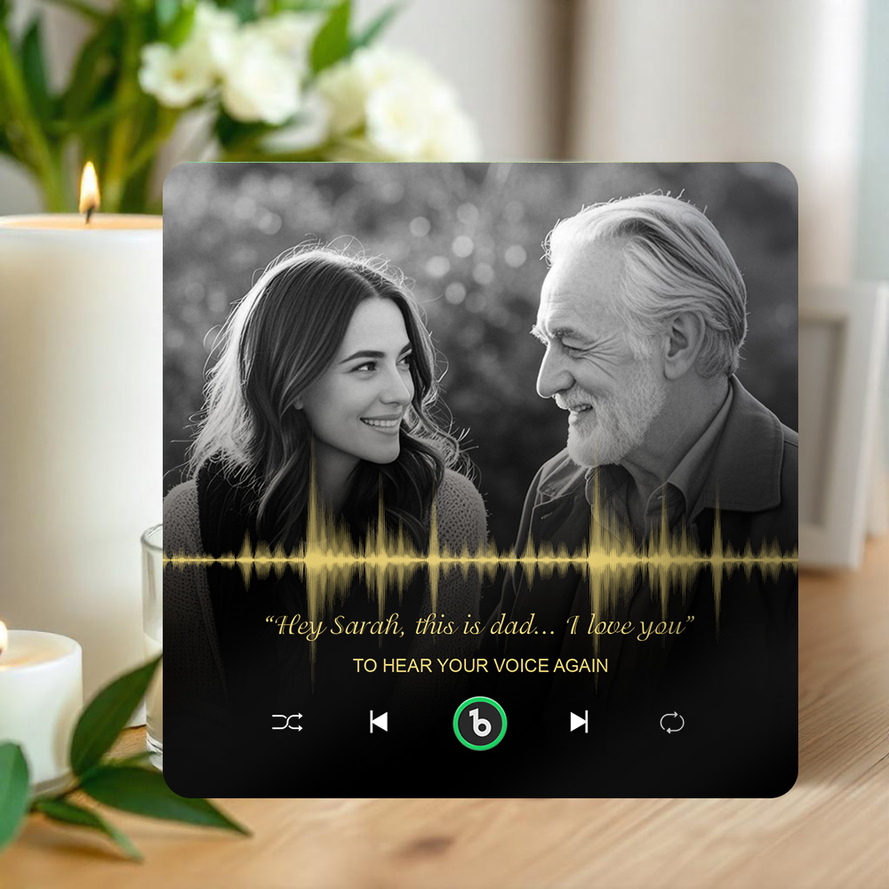 Customized Recording Fridge Magnet New 4.0 Record the Voices and Laughter of Loved Ones Memorial Gift Hear Your Voice Again