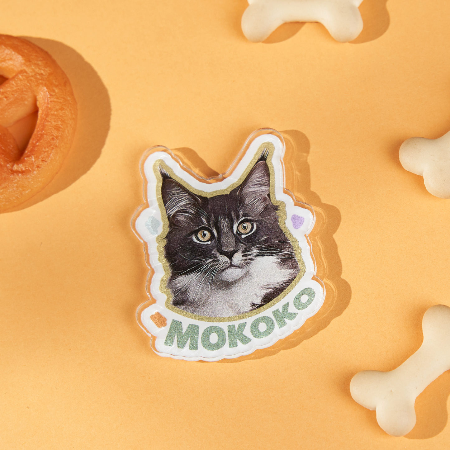 Personalized Pet Photo Acrylic Fridge Magnets Custom Image Keepsake