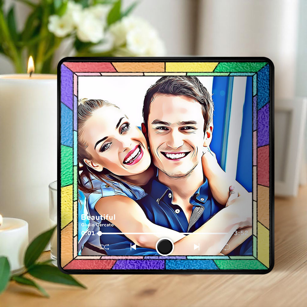 Personalized Photo Album Fridge Magnet Music Wall Photo Sticker Music Movement That Can Be Played Without Cell Phone Music Fridge Magnet Pro