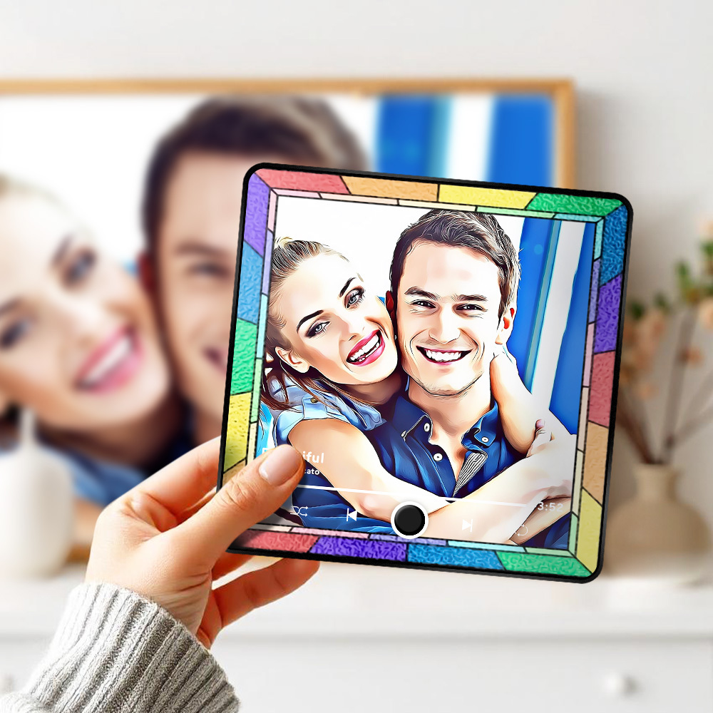 Personalized Photo Album Fridge Magnet Music Wall Photo Sticker Music Movement That Can Be Played Without Cell Phone Music Fridge Magnet Pro