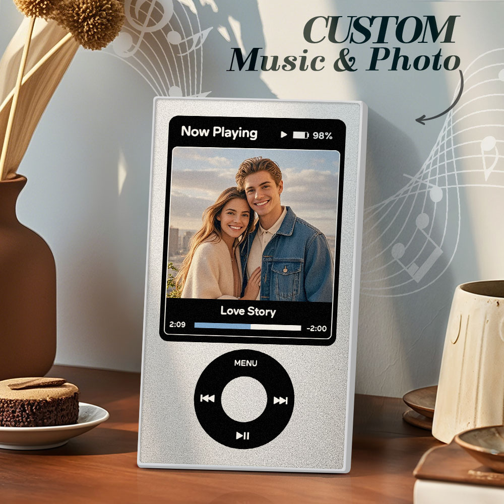 Customized Music Fridge Magnet Personalized Photo Fridge Magnet Can Play Songs and Adjust Volume