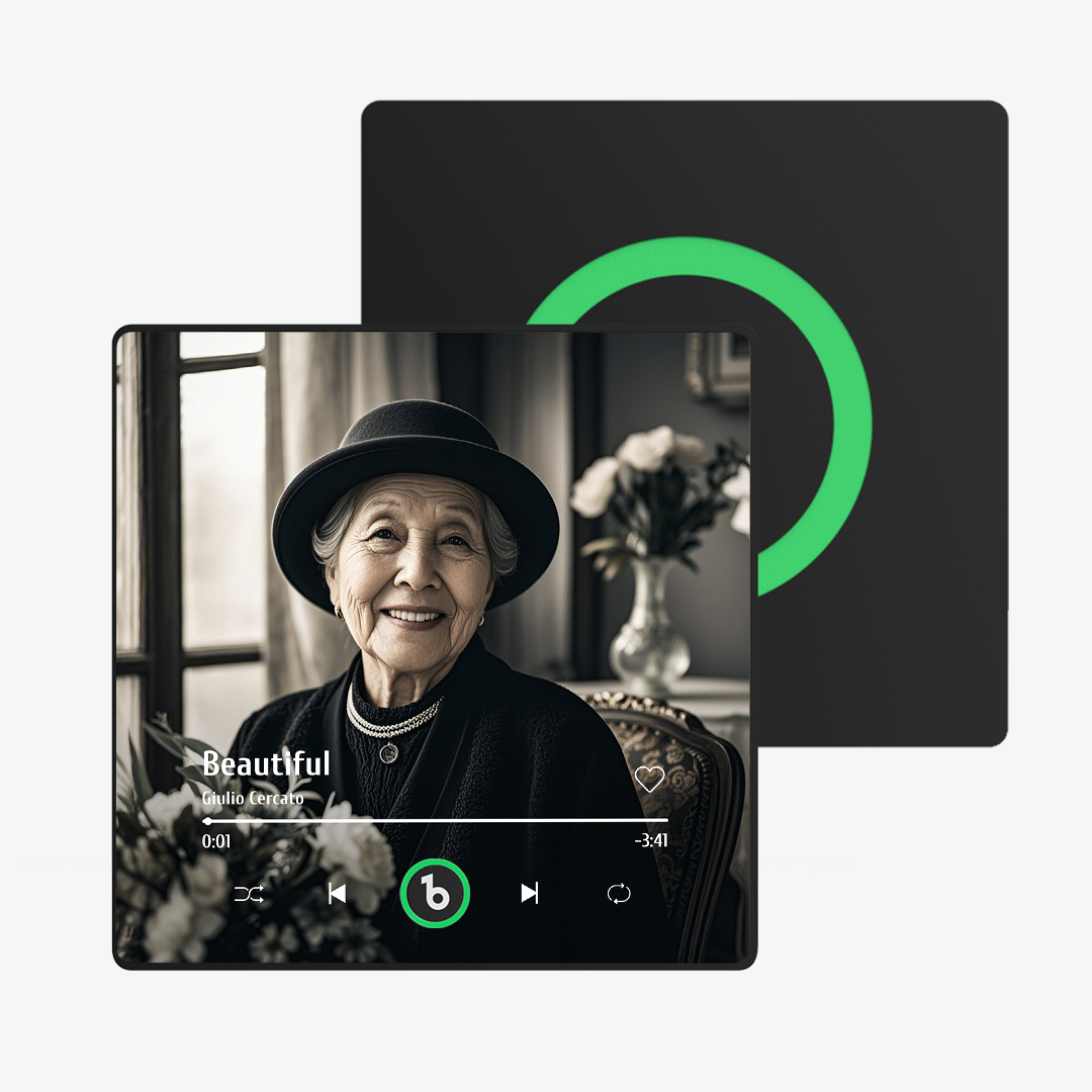 Custom Music Fridge Magnet New 4.0 Upgrade Colorful Frame Album Fridge Magnet Music Wall Photo Sticker Music Movement That Can Be Played Memorial Gift