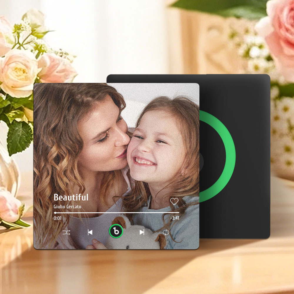 Custom Music Fridge Magnet New 4.0 Upgrade Colorful Frame Album Fridge Magnet Music Wall Photo Sticker Music Movement That Can Be Played Mother's Day Gifts for Mom - soufeelus