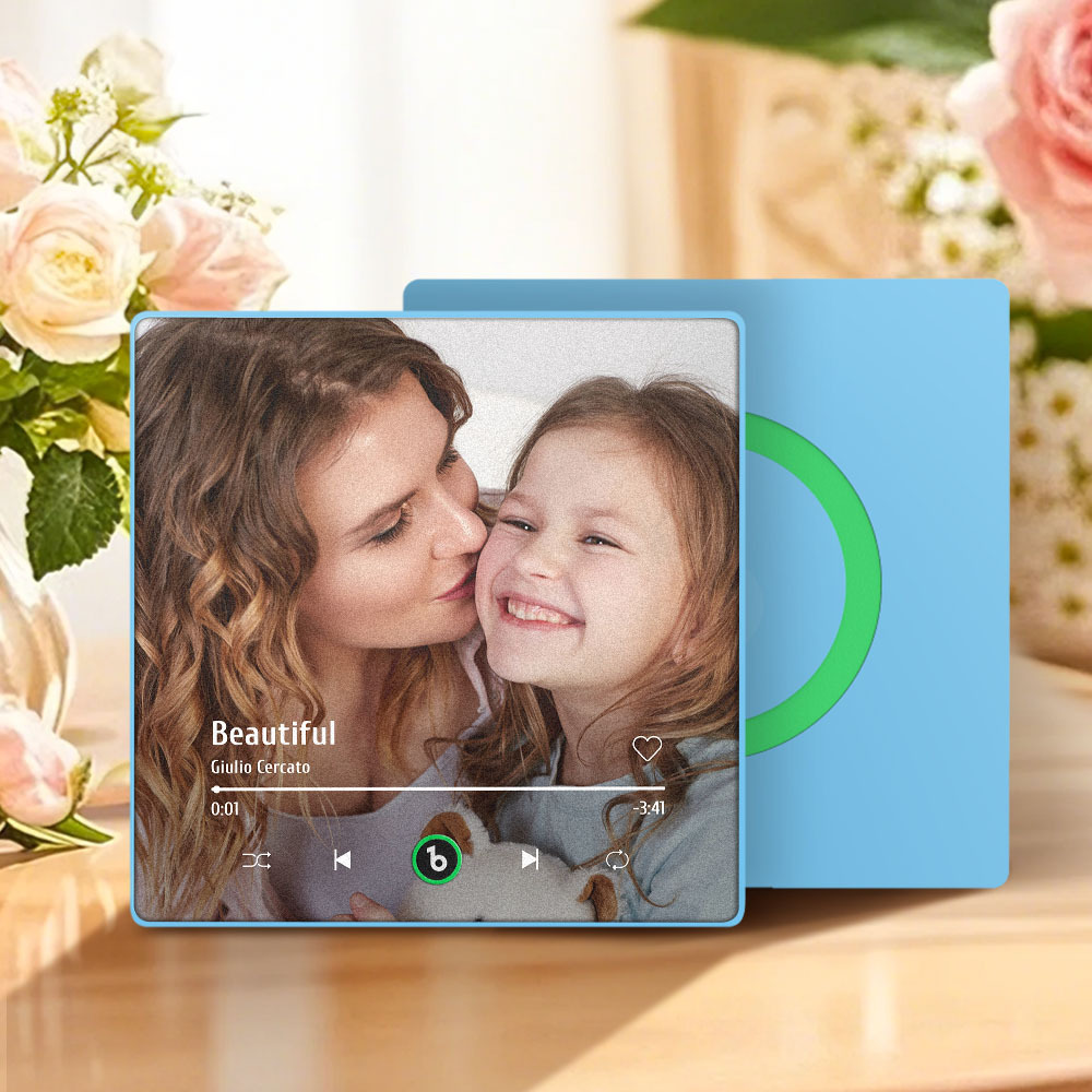 Custom Music Fridge Magnet New 4.0 Upgrade Colorful Frame Album Fridge Magnet Music Wall Photo Sticker Music Movement That Can Be Played Mother's Day Gifts for Mom - soufeelus