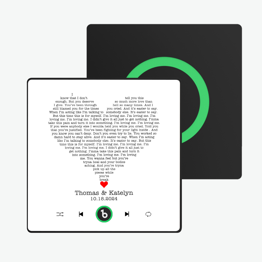 Custom Music Fridge Magnet Lyrics Photo Sticker New 4.0 Upgrade Music Wall Photo Sticker That Plays Music Without Cell Phone Couple Gifts