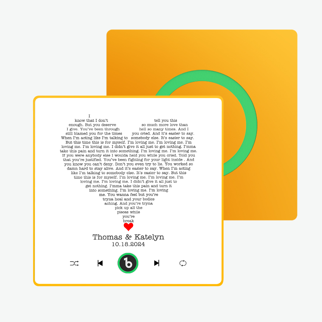 Custom Music Fridge Magnet Lyrics Photo Sticker New 4.0 Upgrade Music Wall Photo Sticker That Plays Music Without Cell Phone Couple Gifts