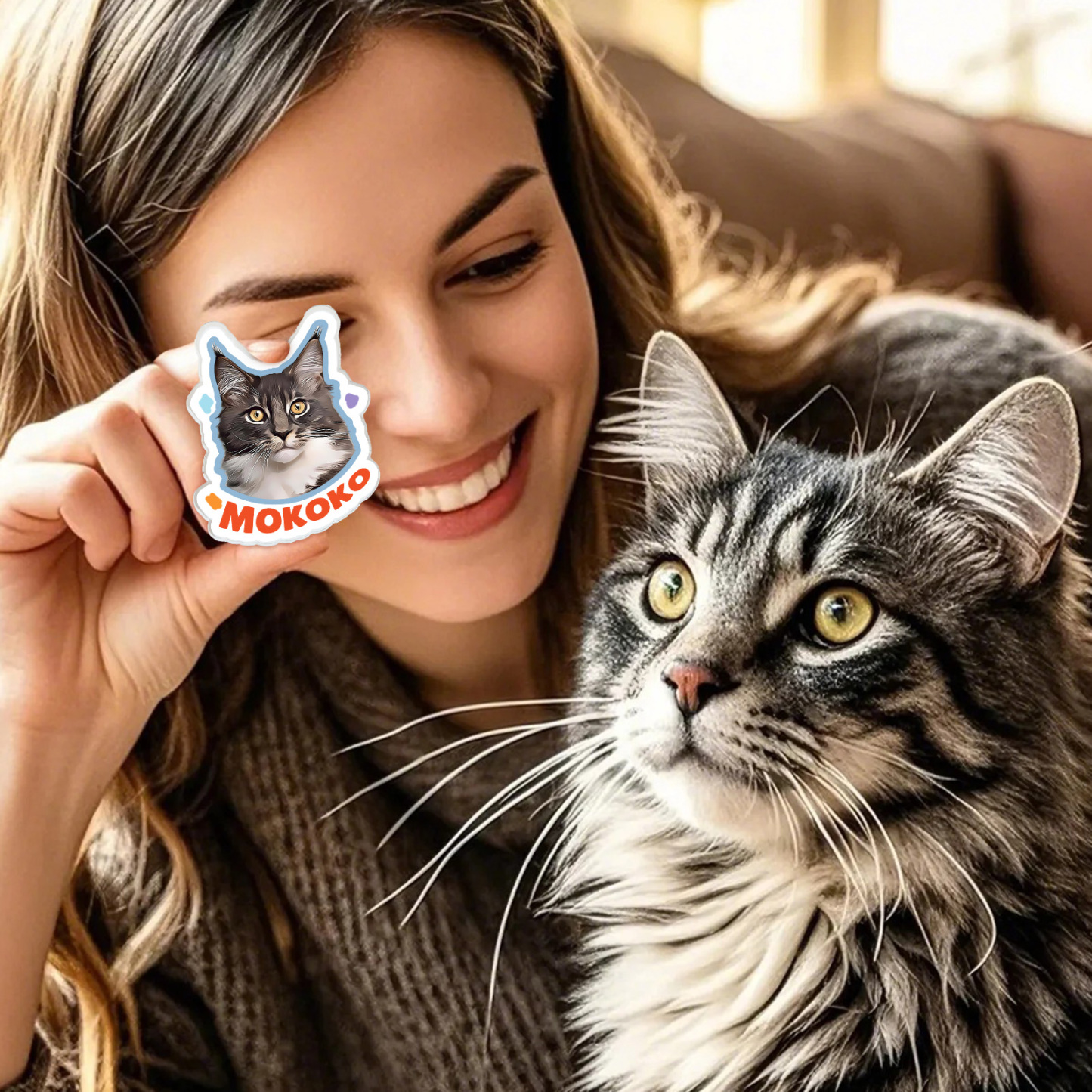 Personalized Pet Photo Acrylic Fridge Magnets Custom Image Keepsake