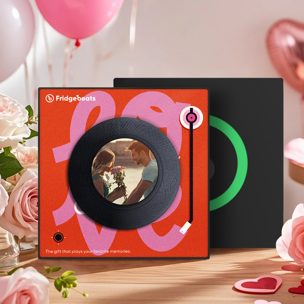 Custom Song Fridge Magnet With Photo New 5.0 Upgrade Can Play Songs and Adjust Volume Supports 1-6 Songs Gifts for Men - soufeelus