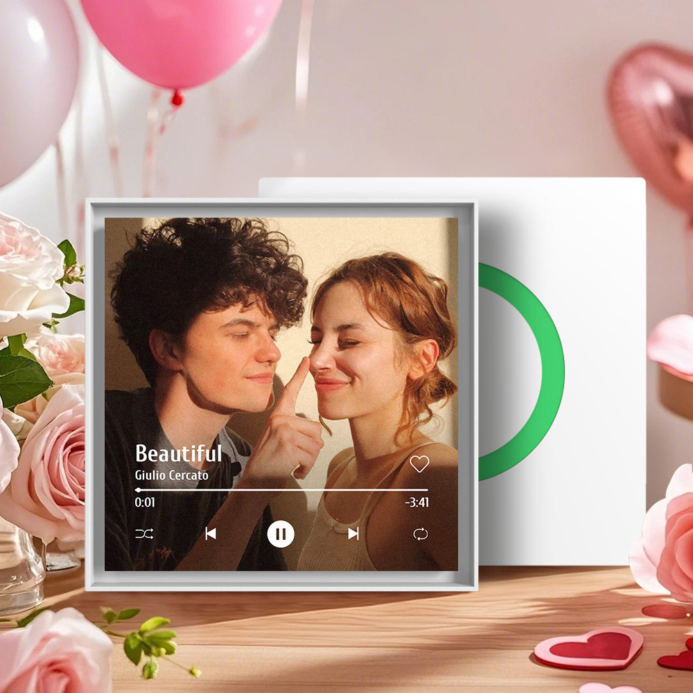 New 5.0 Upgrade Custom Music Fridge Magnet Can Play Songs and Adjust Volume Supports 1-6 Songs Valentine's Day Gifts