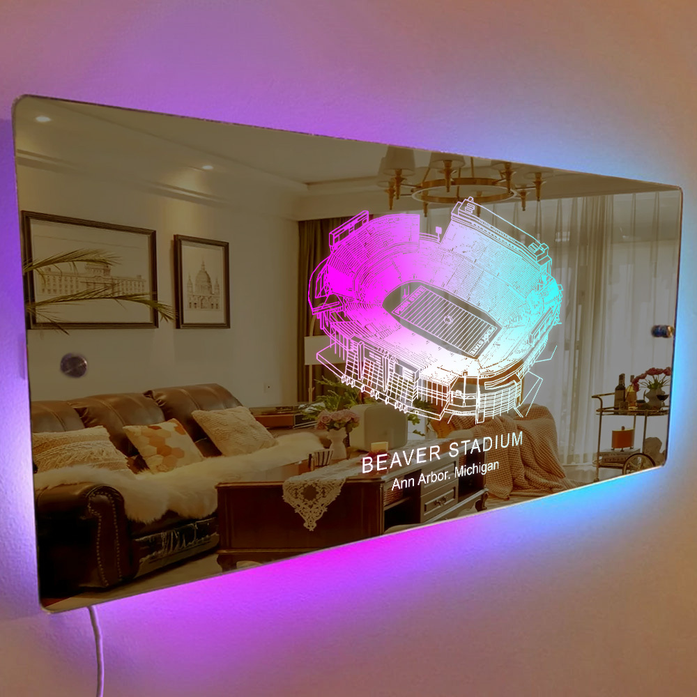 Football Stadium Mirror Light �C Gifts for Sports Lovers - Giftlab