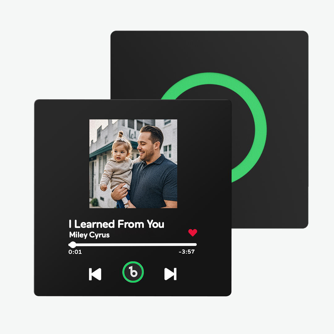 Custom Music Fridge Magnet New 4.0 Upgrade Colorful Frame Personalized Album Fridge Magnet That Can Be Played Song Anniversary Father and Son Gifts - soufeelus