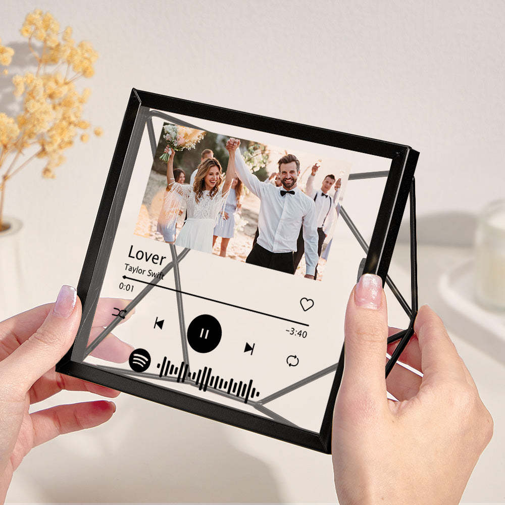 Custom Photo Spotify Acrylic Photo Frame Personalized Picture Gift - soufeelus