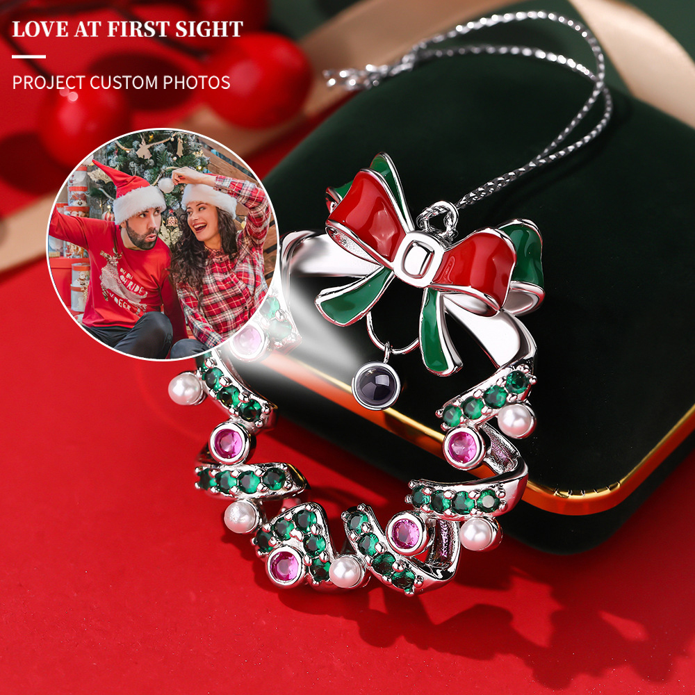 Personalized Photo Ornaments Snowflake Christmas Gifts