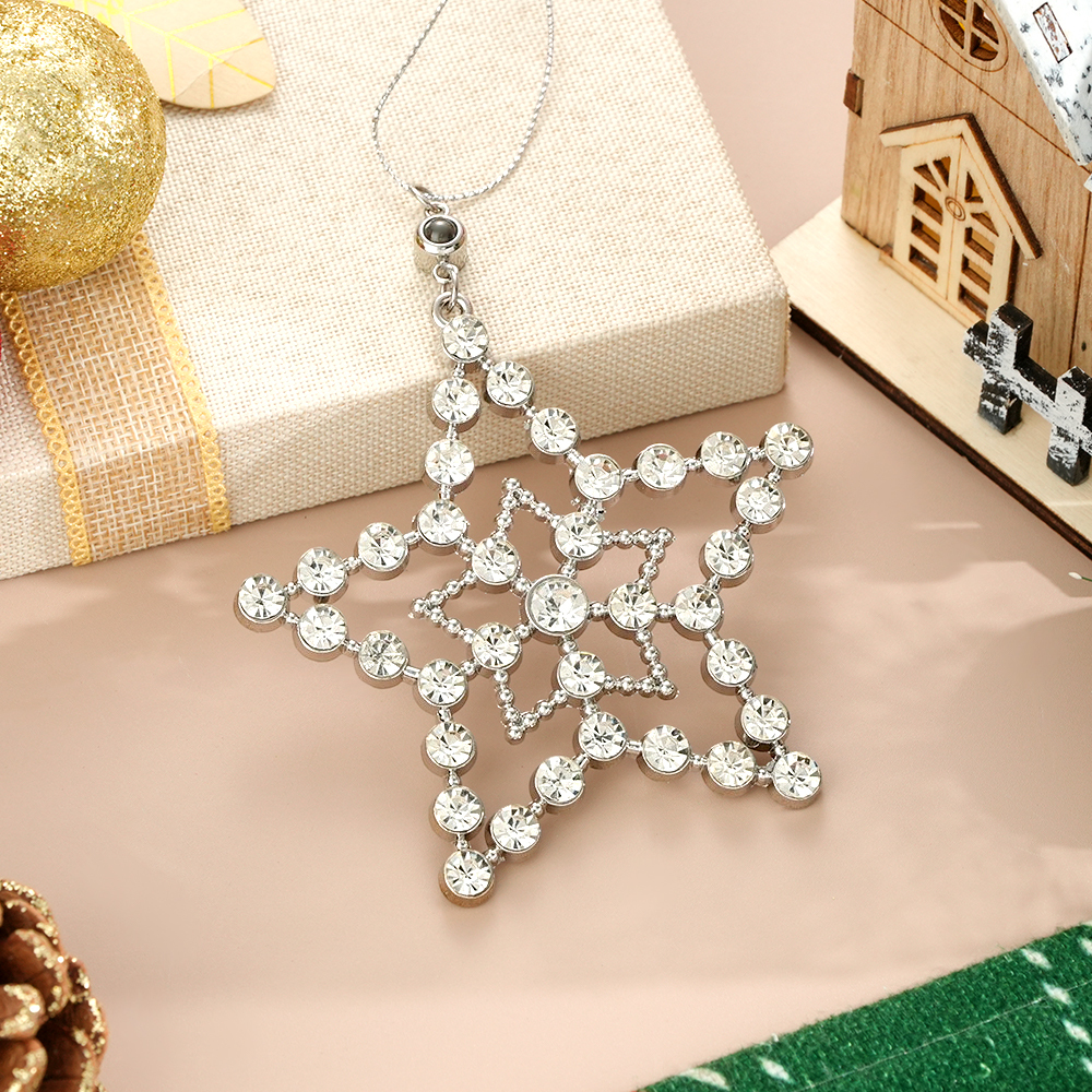 Personalized Photo Projection Ornaments Snowman Ornament Christmas Tree Ornaments Christmas Gifts - soufeelus