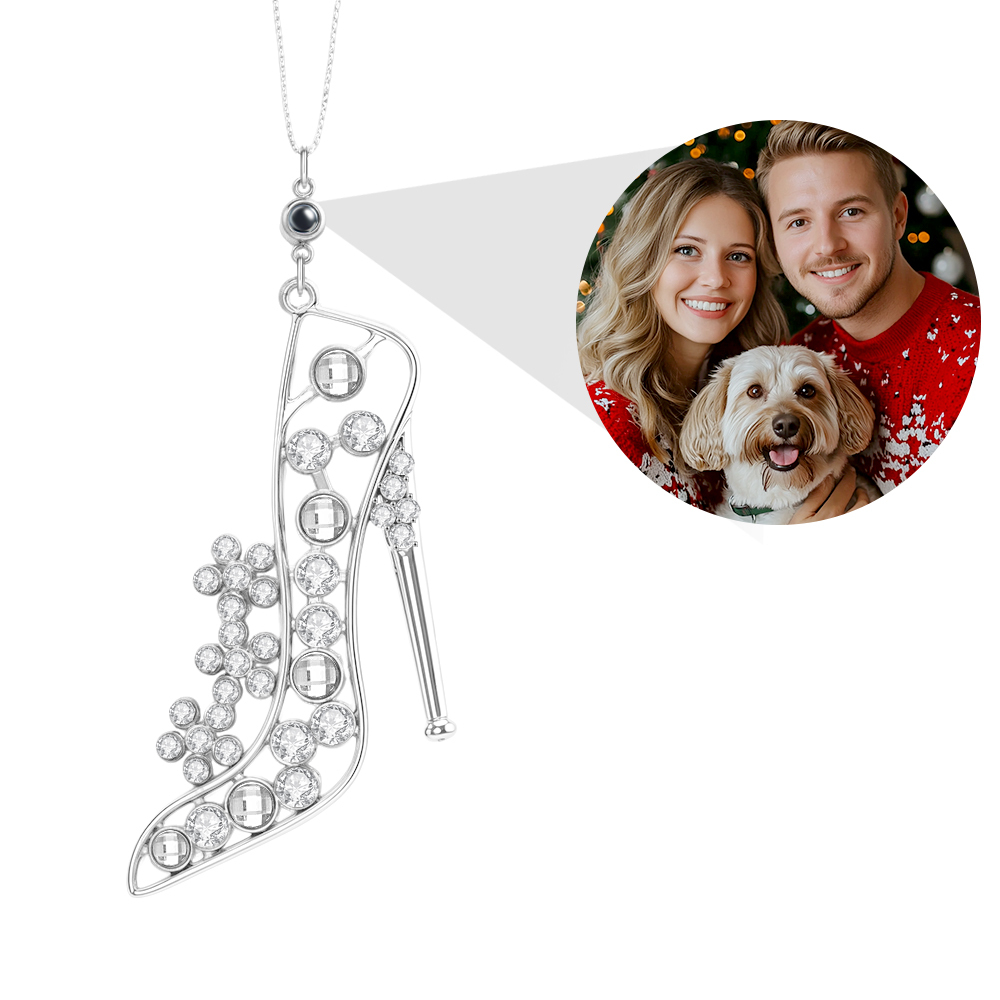 Personalized Photo Projection Ornaments Star Ornament Christmas Tree Ornaments Christmas Gifts - soufeelus