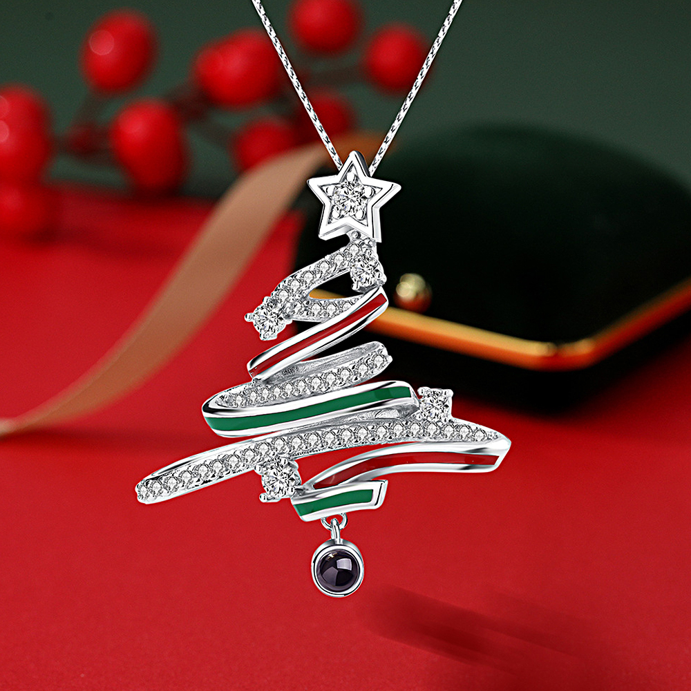 Personalized Photo Projection Ornaments Star Christmas Tree Christmas Gifts