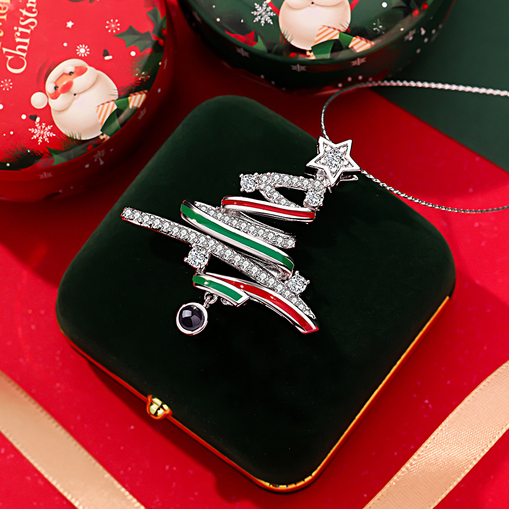 Personalized Photo Projection Ornaments Star Christmas Tree Christmas Gifts