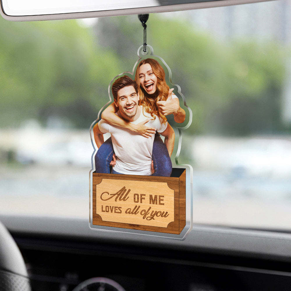Personalized Car Hanging Ornament Gift for Him God Blessed The Broken Road Led Me Straight To You - soufeelus