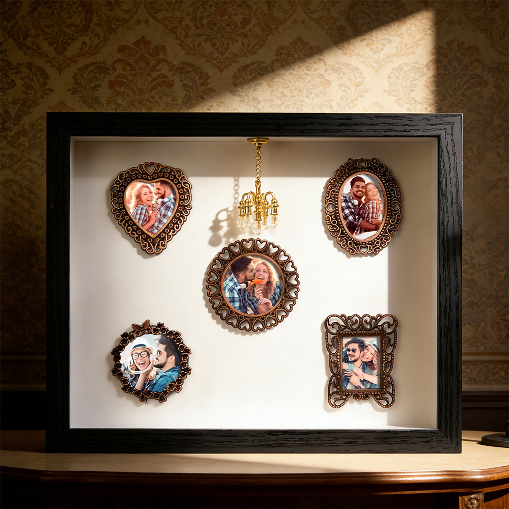 Museum of Us Frame Personalized Photo Couples Gift Cute Miniature Museum Gifts Valentine's Day Gift