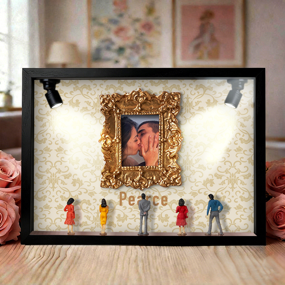 Custom Name Museum of Us Frame Personalized Family Gift Cute Miniature Museum Gifts Meaningful Gift Mother's Day gift
