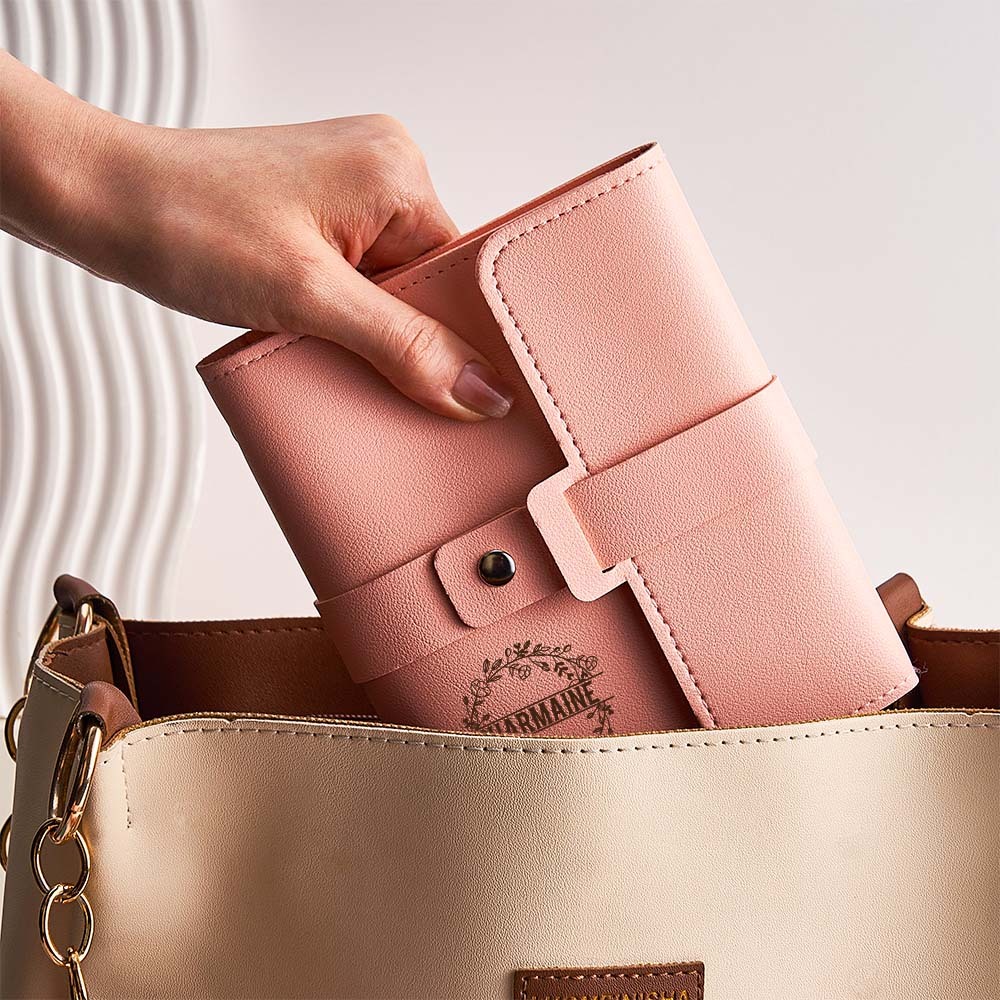 Custom Engraved Earring Storage Bag Multifunctional Personalized Travel Jewelry Organizer Gift for Her - soufeelus