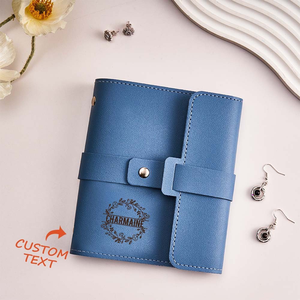 Custom Engraved Earring Storage Bag Multifunctional Personalized Travel Jewelry Organizer Gift for Her - soufeelus