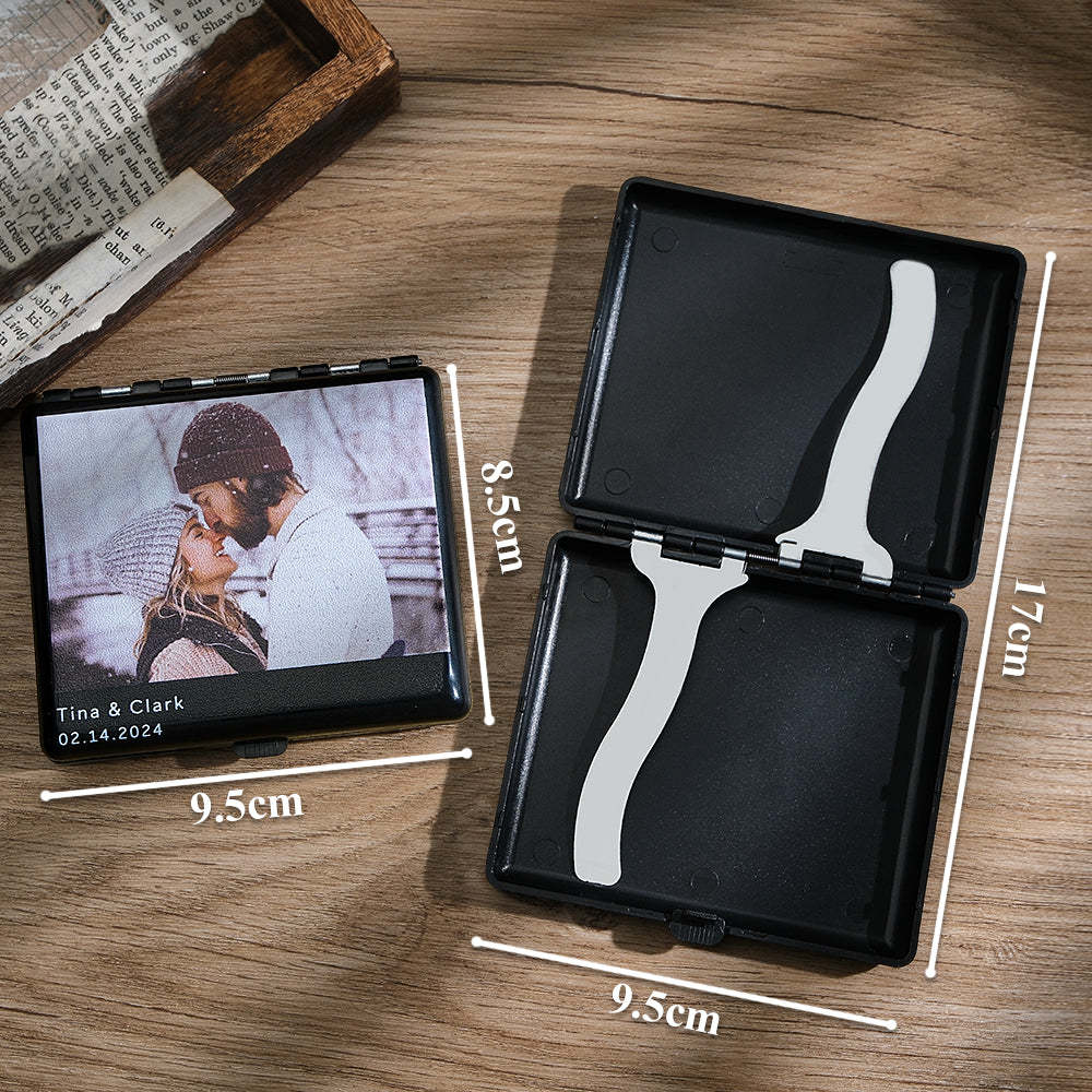 Personalized Photo Printed Cigarette Case Gifts for Him - soufeelus