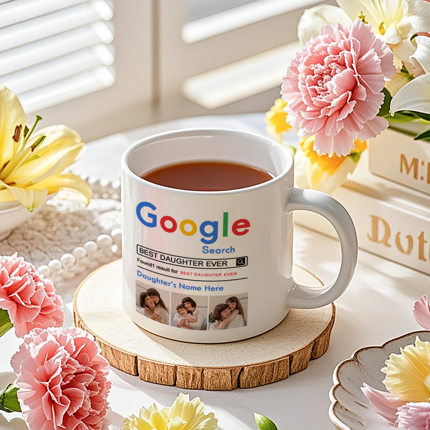 Personalized Mug Daughter Gift Unique Gift For Daughter Custom Name and Photo Coffee Mugs Best Gifts For Daughter