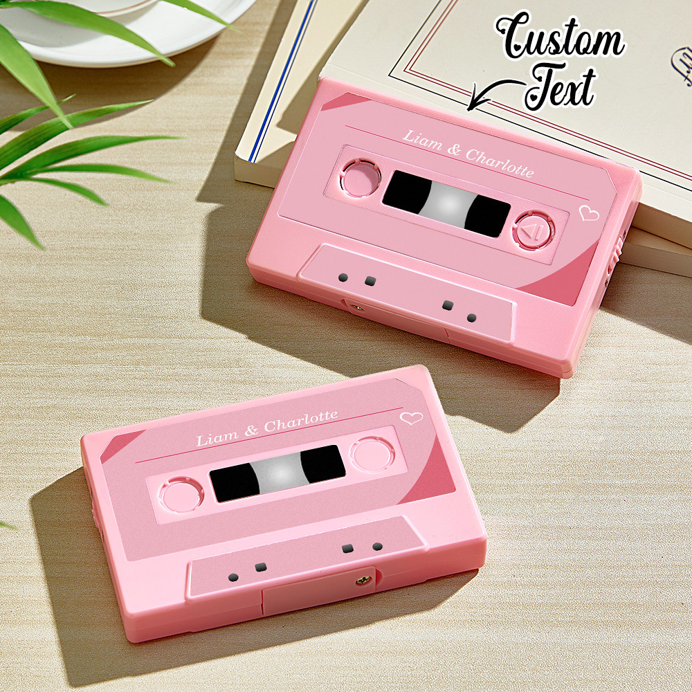 Personalized Vintage Recordable Cassette Phonograph Music Box