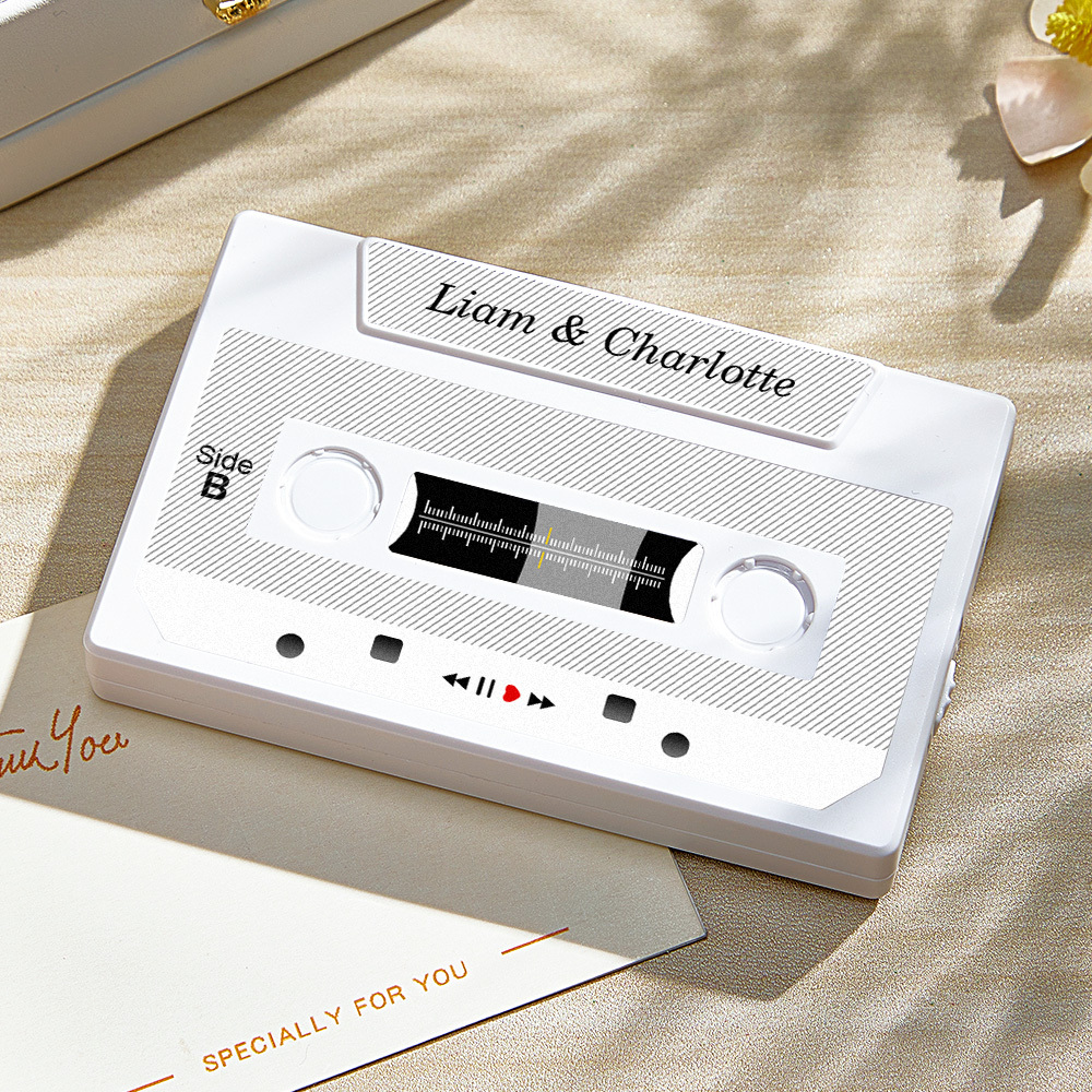 Personalized Vintage Recordable Cassette Phonograph Music Box Birthday Card Wish Christmas Gift Anniversary Birthday Gift For Bestie