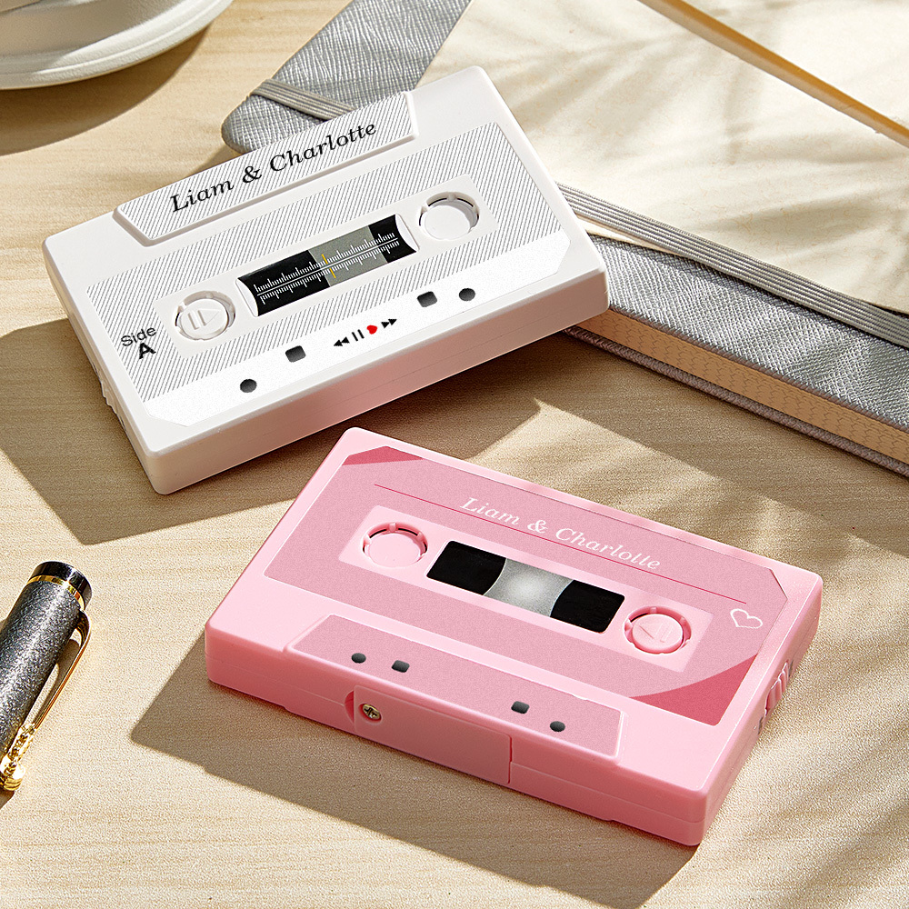 Personalized Vintage Recordable Cassette Phonograph Music Box Birthday Card Wish Christmas Gift Anniversary Birthday Gift For Bestie