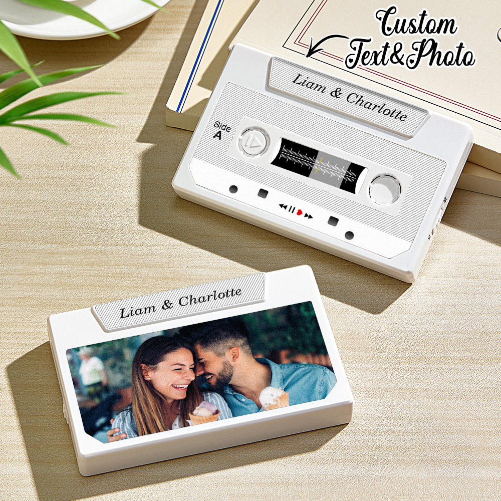 Personalized Vintage Recordable Cassette Phonograph Music Box Birthday Card Wish Christmas Gift Anniversary Birthday Gift For Bestie