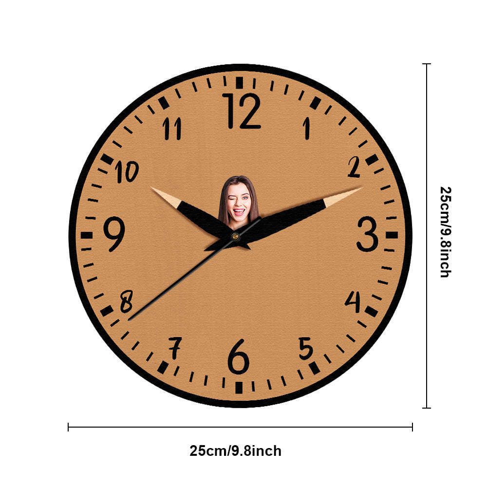 Custom Face Clock Girlfriend Gifts Valentine's Day Gifts - soufeelus