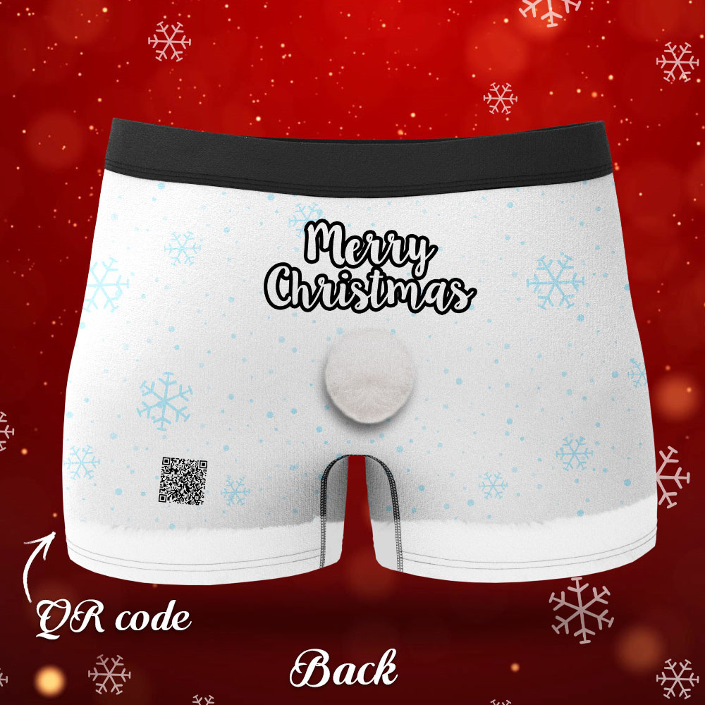 Christmas Gift Ideas, Custom Face Men's Christmas Underwear Face On Body Boxers