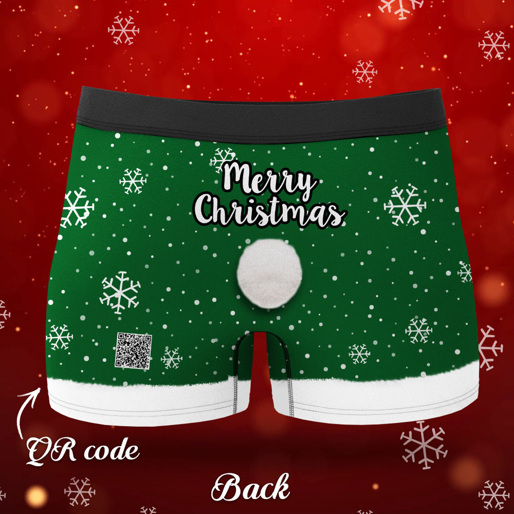 Christmas Gift Ideas, Custom Face Men's Christmas Underwear Face On Body Boxers