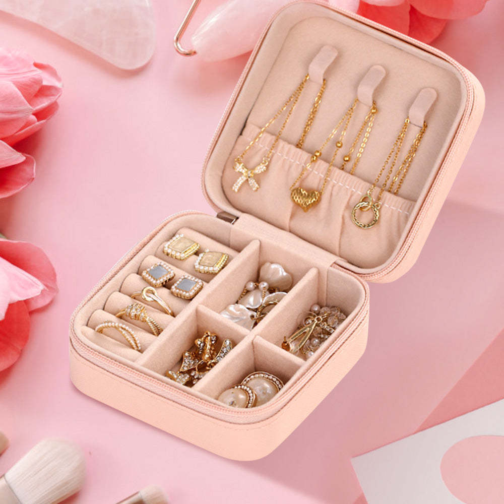 Personalized Jewelry Box Custom Jewelry Organizer Storage Gift for Bonus Mom - soufeelus