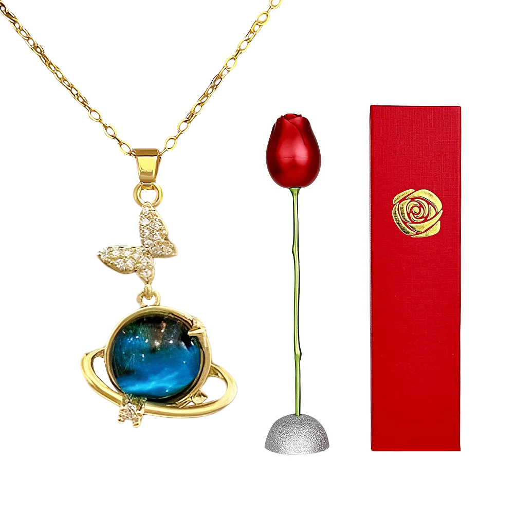 Celestial Zodiac Necklace Collection for Women Gold Color Planet Moon Astronaut Pendant Necklaces Jewelry Gifts