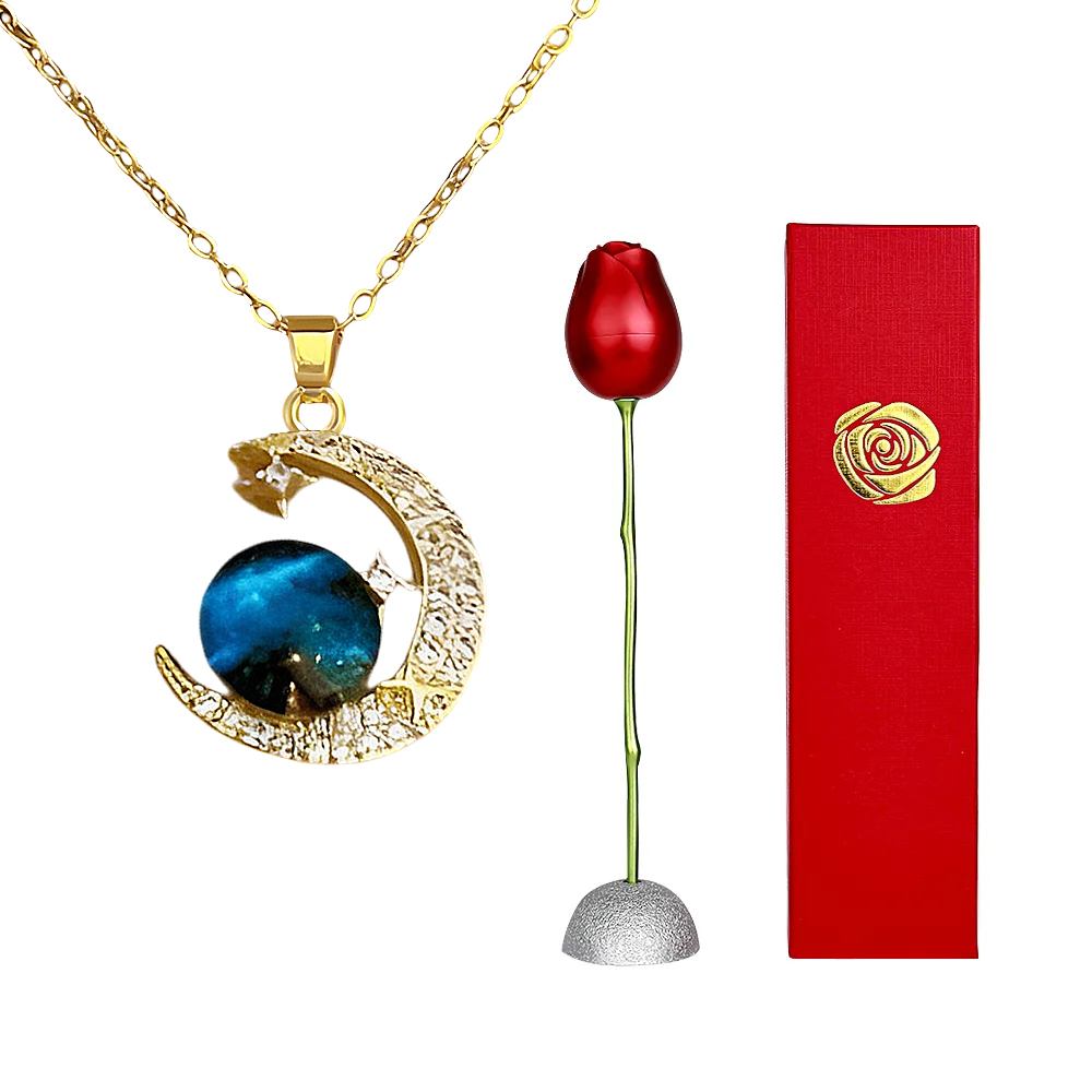 Celestial Zodiac Necklace Collection for Women Gold Color Planet Moon Astronaut Pendant Necklaces Jewelry Gifts