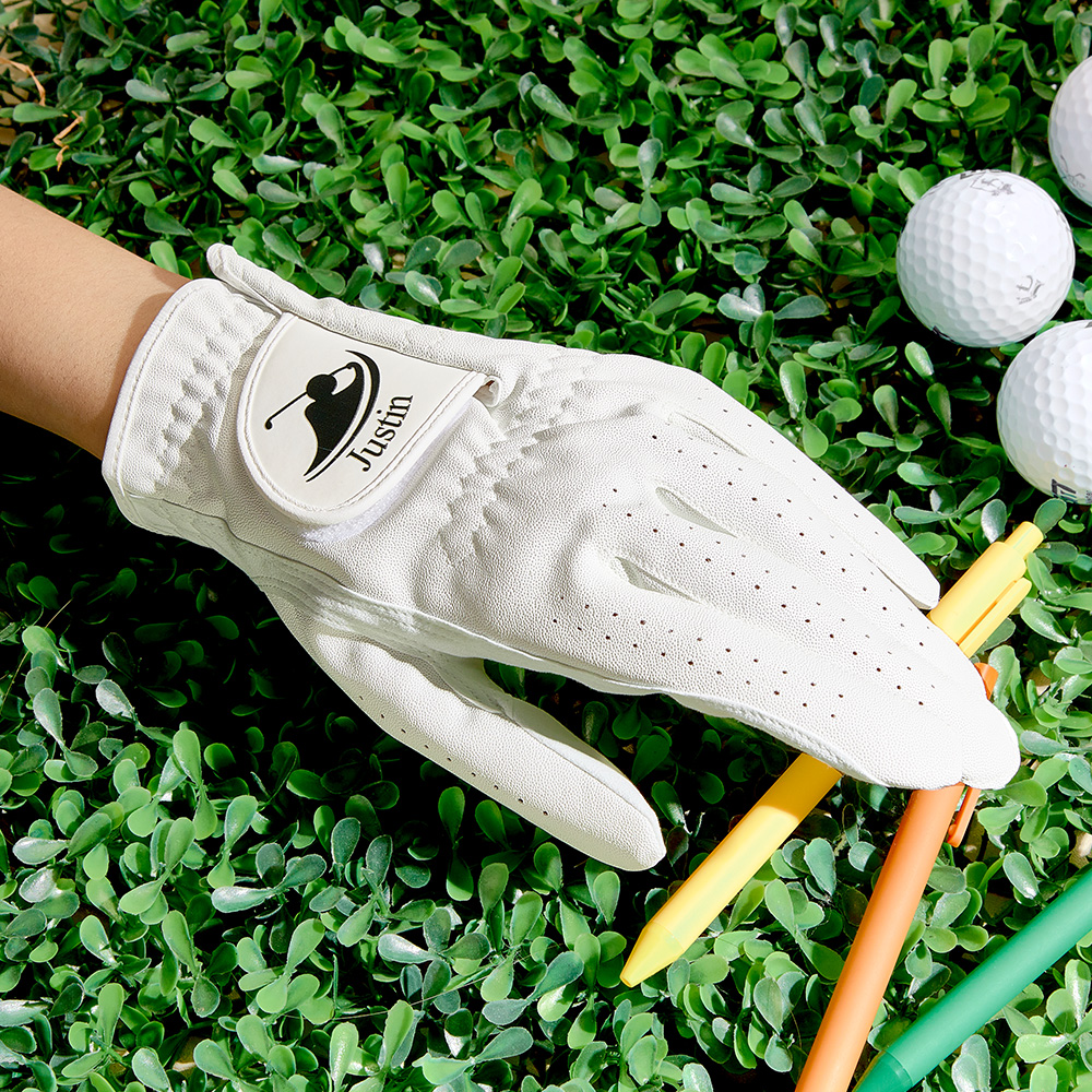 Personalized Golf Glove with Golfer Prints Resistant Sports Glove for Golf Enthusiasts (One Left-hand Glove) detail