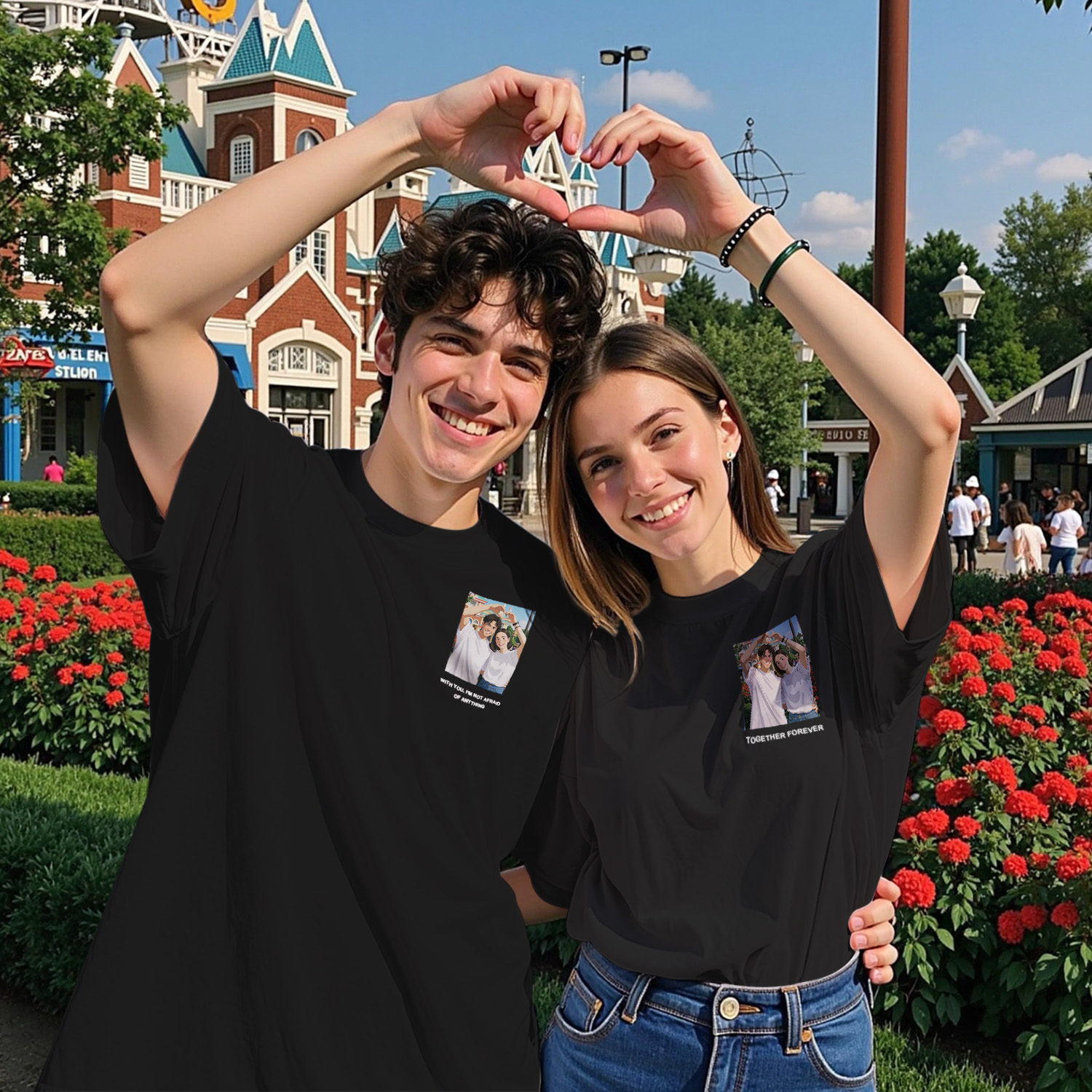 Custom Gibli T-shirt Photo T-shirt Anime Cartoon T-shirt