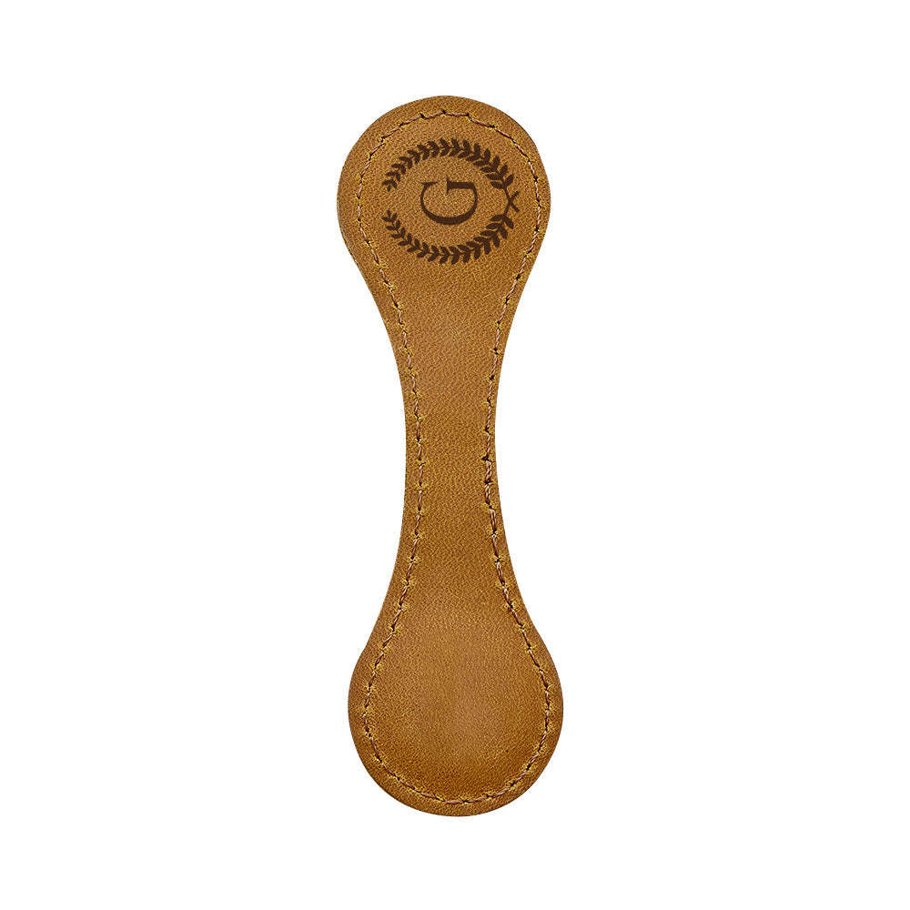 Custom Leather Bookmark Personalized Magnetic Bookmark Reader Gift for Family or Friend - soufeelus
