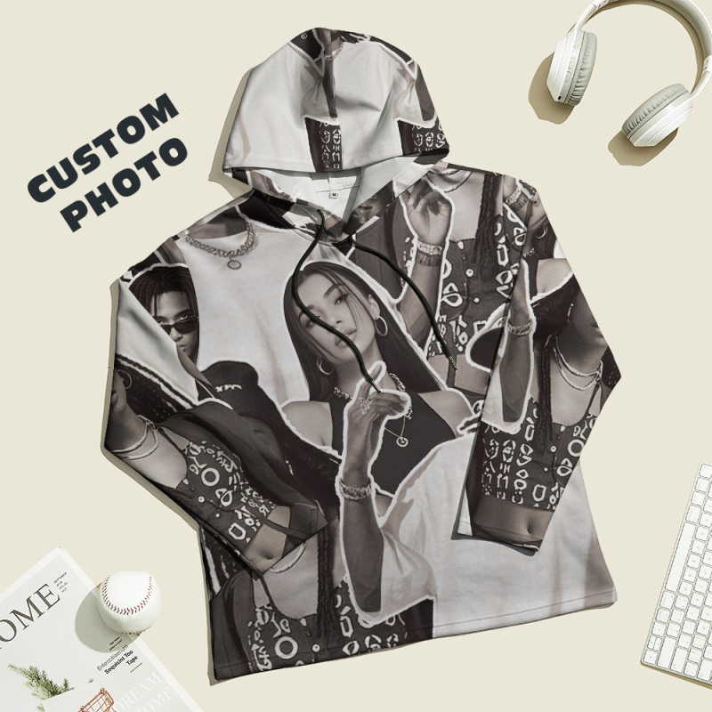 Custom Vintage Photo Tapestry Sweatshirt Hoodie