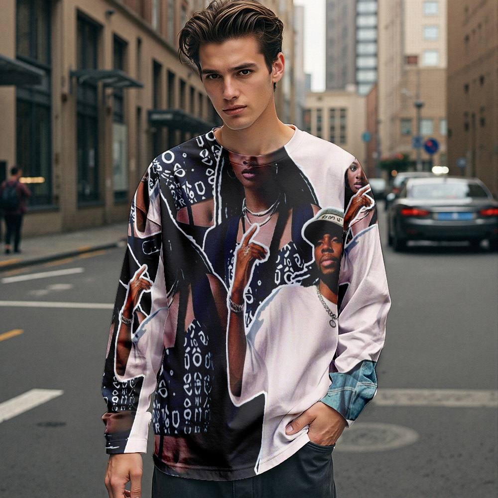 Custom Vintage Photo Tapestry Sweatshirt Hoodie