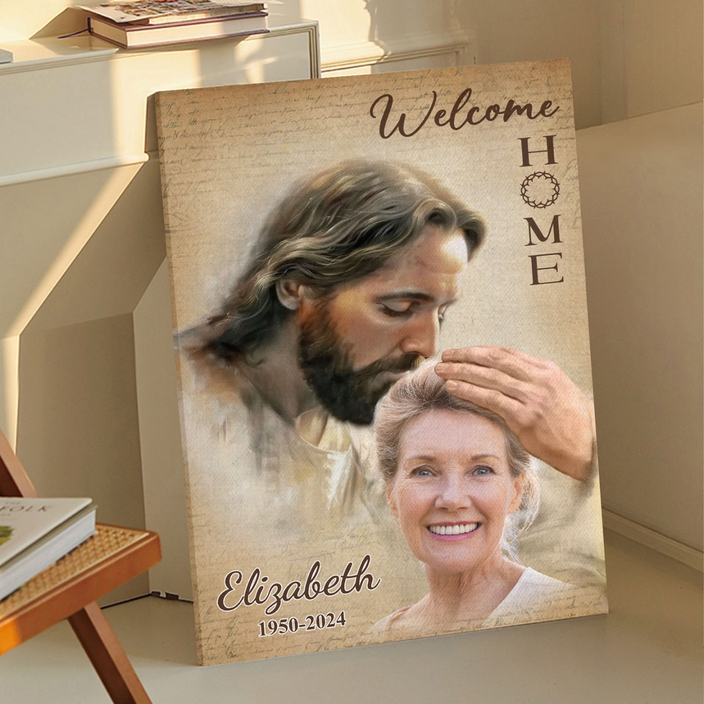 Custom Photo Remembering You With Love Memorial Personalized Custom Vertical Poster Sympathy Gift For Family Members - soufeelus