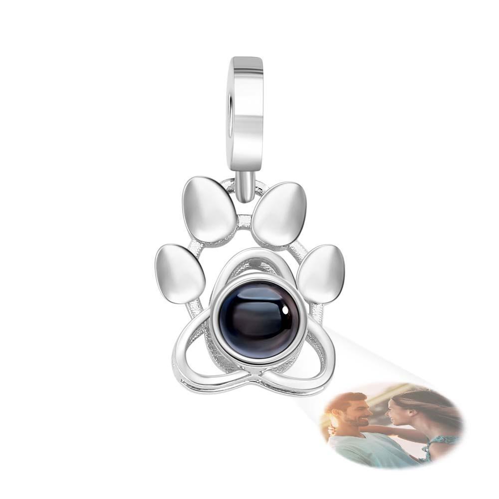 Custom Projection Charm Dog Paw Swing Gift - soufeelus