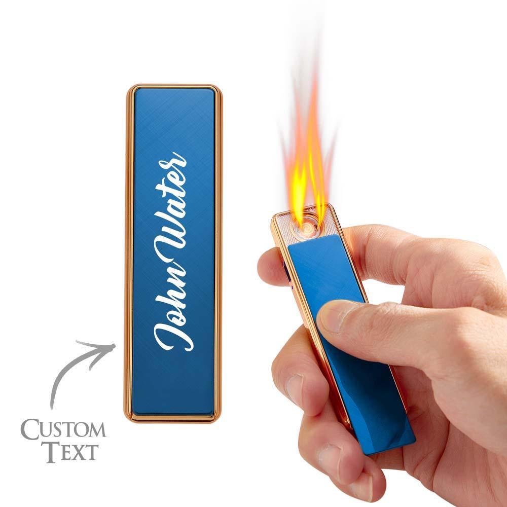 Personalized USB Rechargeable Lighter Plasma Arc Lighter Best Friend Gift Windproof Flameless Custom Gift Lighter - soufeelus