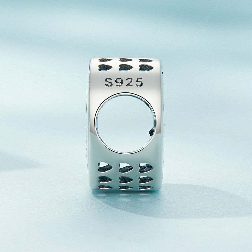 home enamel charm 925 sterling silver dy1326