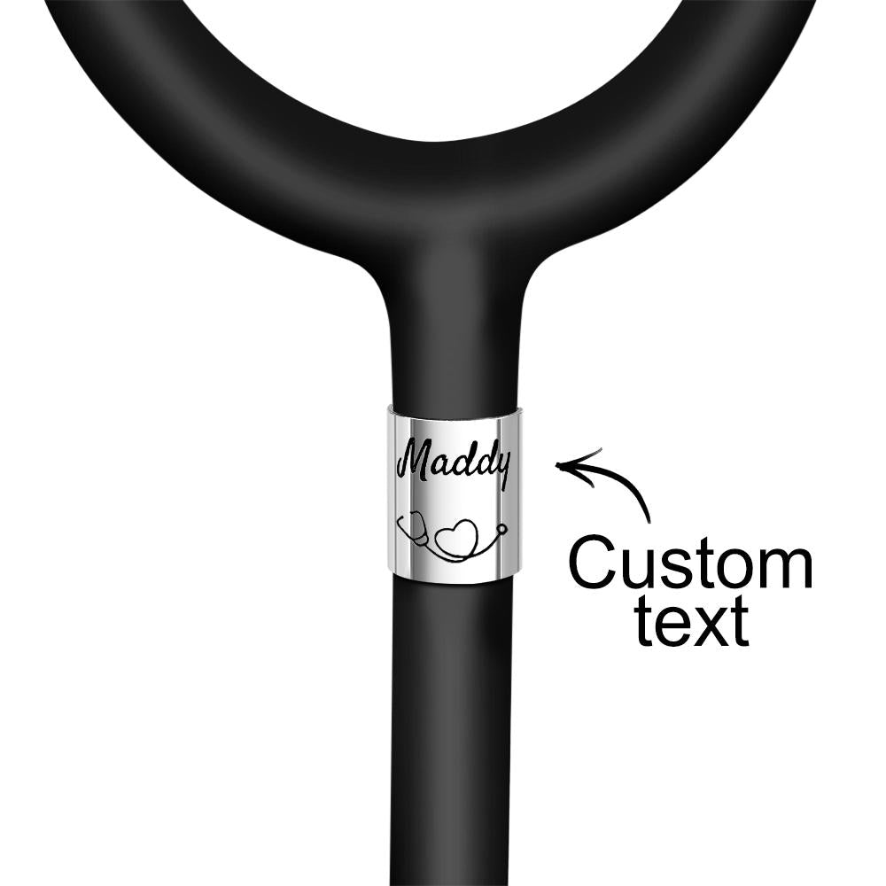 Personalized Stethoscope Tag With Engraved Text For Doctor Nurse - soufeelus