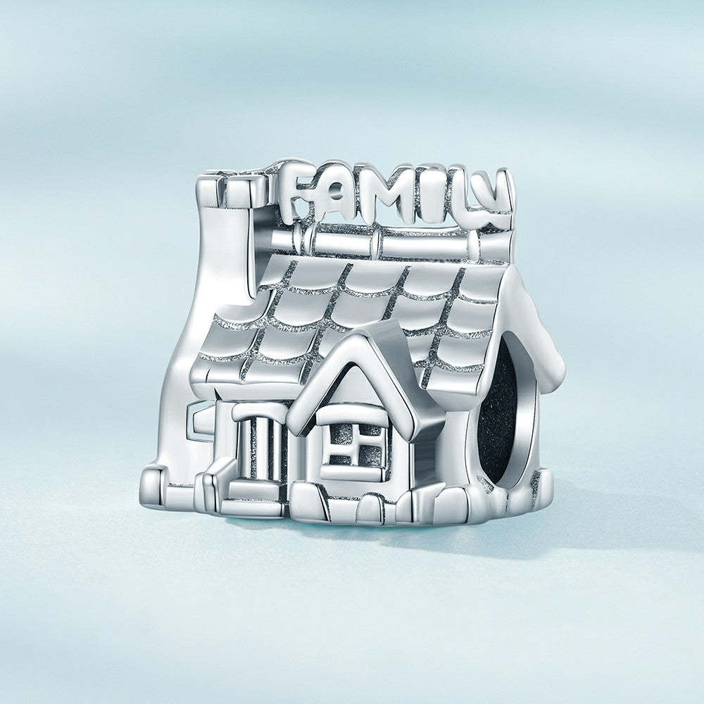 family house charm 925 sterling silver fj1432